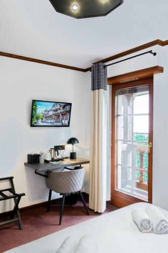 Μια τηλεόραση ή/και κέντρο ψυχαγωγίας στο Hôtel au Heimbach