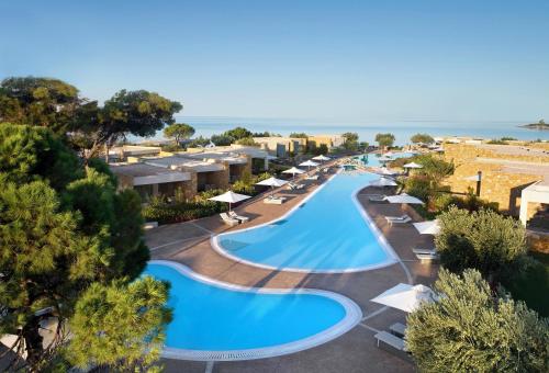 The swimming pool at or close to Ikos Olivia