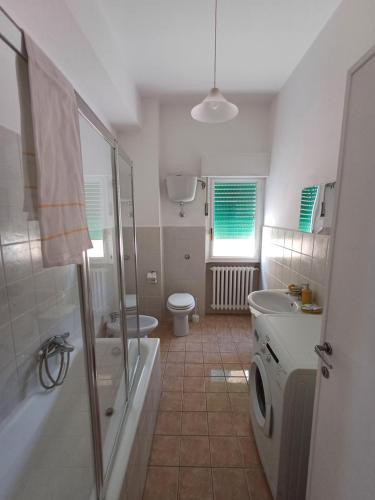 Koupelna v ubytování Appartamento IBIS - Affitti Brevi Italia