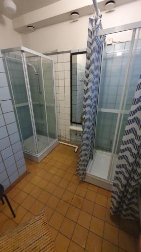 Koupelna v ubytování Folketshus i Olshammar