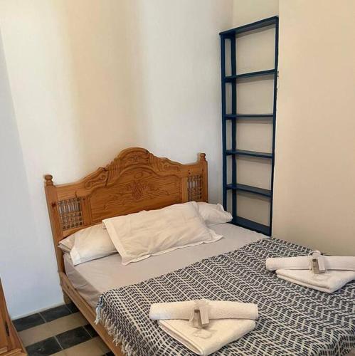 Katil atau katil-katil dalam bilik di Casa María