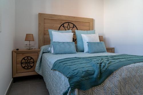 Ένα ή περισσότερα κρεβάτια σε δωμάτιο στο Casa Miramar