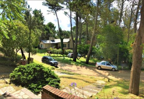 En have udenfor Hermosa Cabaña a metros del mar