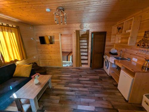 Kuchyň nebo kuchyňský kout v ubytování Krikhi Village