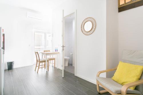 Χώρος καθιστικού στο Golden Stay Experience
