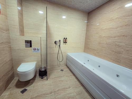 Ένα μπάνιο στο Hotel BABENETS