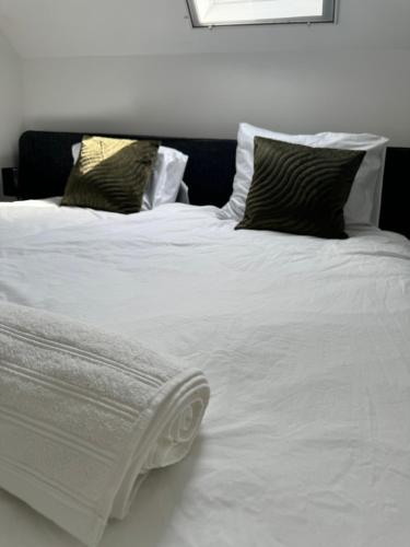 Ένα ή περισσότερα κρεβάτια σε δωμάτιο στο Vughtse verblijven