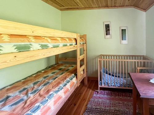 Postel nebo postele na pokoji v ubytování Two-Bedroom Holiday home in Braås