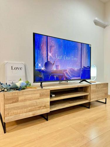 TV a/nebo společenská místnost v ubytování MA house 501