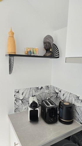 Dapur atau dapur kecil di La Rose Blanche