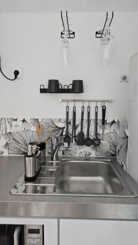 Dapur atau dapur kecil di La Rose Blanche