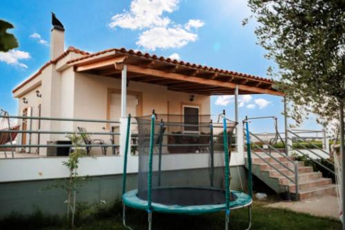 Μπαλκόνι ή βεράντα στο Elysium Countryside House Jacuzzi - Doune - Happy Rentals