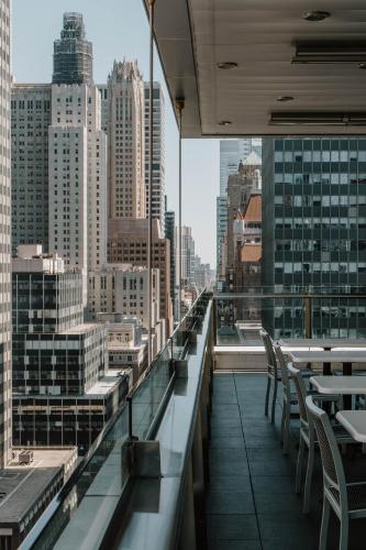 Udsigt til New York eller udsigt til byen taget fra hotellet