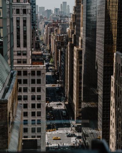 Udsigt til New York eller udsigt til byen taget fra hotellet