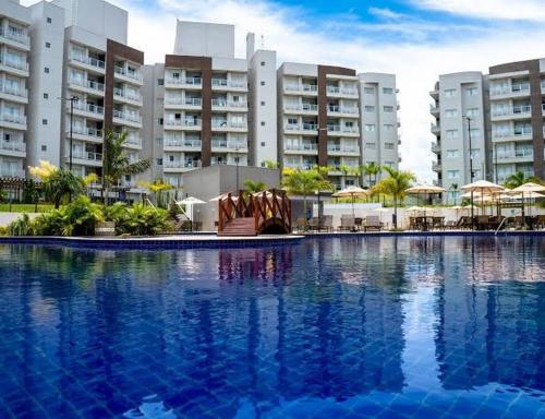 Bazén v ubytování Lagoa EcoTowers Resort 5 Estrela nebo v jeho okolí