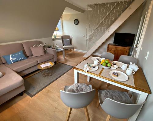 Posezení v ubytování Ferienwohnung Annika 2