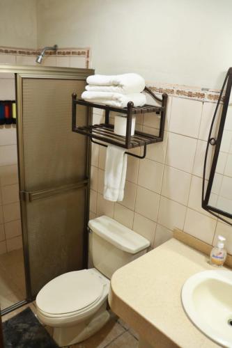 Koupelna v ubytování Nesthost Stay Hotel