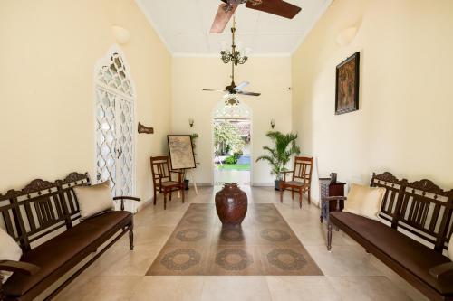 Posezení v ubytování Silva Heritage Resort Goa