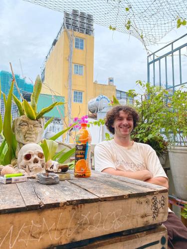 Un balcón o terraza en Laca Hostel