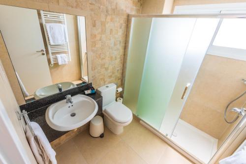 Koupelna v ubytování Chrielka Hotel