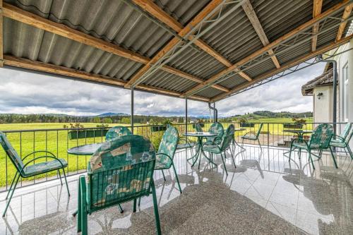 Balkoni atau teres di Apartma Sveti Duh