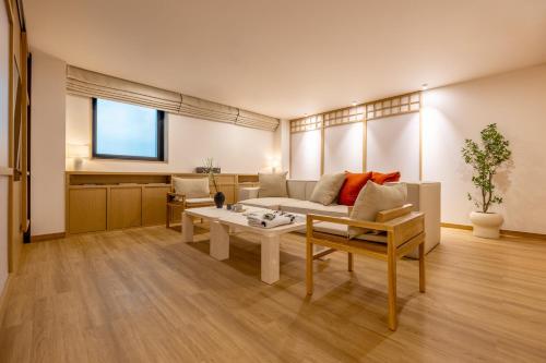 AanK Hotel & Spa Pyeongtaekにあるシーティングエリア
