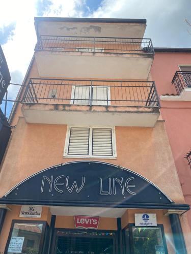 a new line sign in front of a building at B&B Della Nonna Maria in San Pietro a Maida