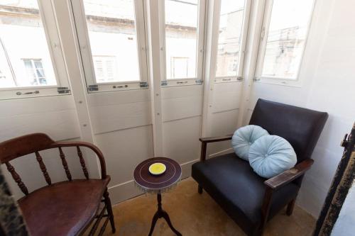Χώρος καθιστικού στο Sliema Townhouse