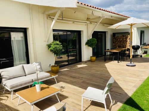 Villa moderne et calme au cœur des vignes