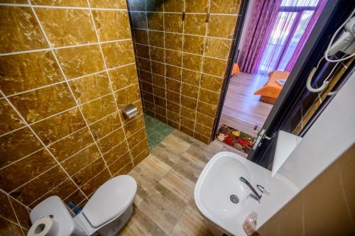 Phòng tắm tại casa Idilia