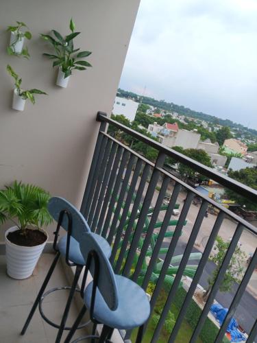 Balkoni atau teres di I love Vinhome Grand Park HCM