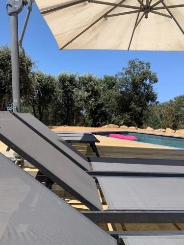 Πισίνα στο ή κοντά στο Résidence 3 étoiles Pietra Gemina - Appartements de vacances, au calme, avec Piscine