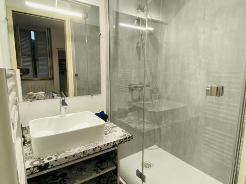 Et badeværelse på Chez ROSE