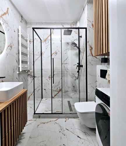 Ένα μπάνιο στο APARTAMENT Z WIDOKIEM Wałbrzych