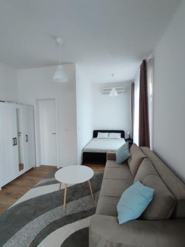 Istumisnurk majutusasutuses Studio apartman Azra