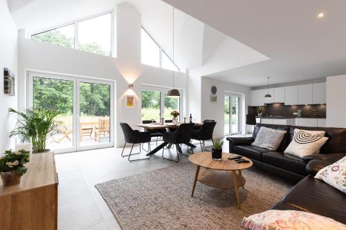 Χώρος καθιστικού στο Ferienhaus Wiesenblume