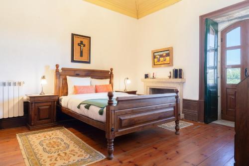 Postel nebo postele na pokoji v ubytování Casa da Concha