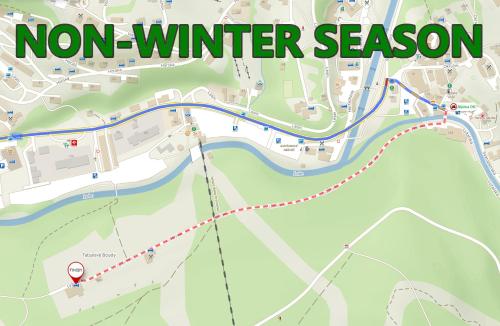 a map of the nor winter season at Rezidence Alpina in Špindlerův Mlýn