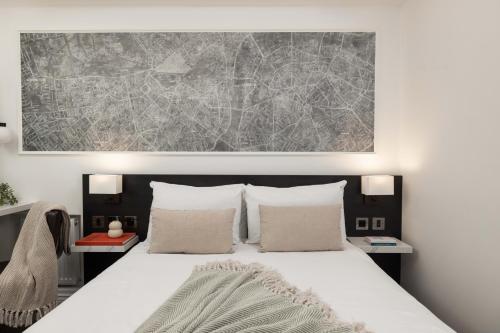 Katil atau katil-katil dalam bilik di St Giles London – A St Giles Hotel