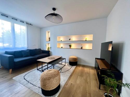 Posezení v ubytování Le Carrel, Centre de Rennes