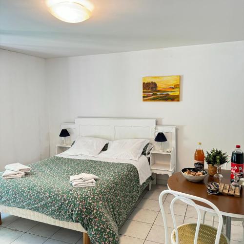 Studio chaleureux au cœur du manoir