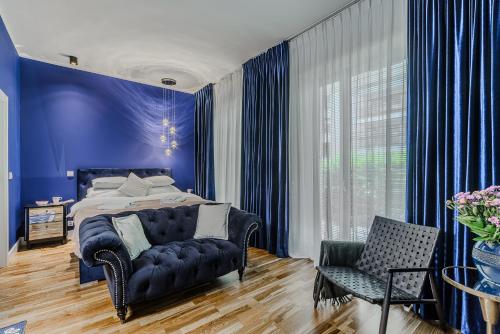 Posteľ alebo postele v izbe v ubytovaní Browary Warszawskie P&O Serviced Apartments
