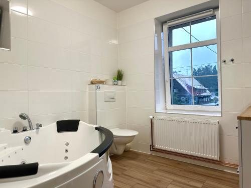 Vannituba majutusasutuses Apartmán na sjezdovce