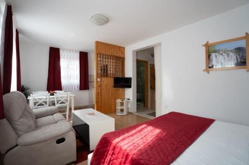 Posteľ alebo postele v izbe v ubytovaní Apartment Familie Matovina