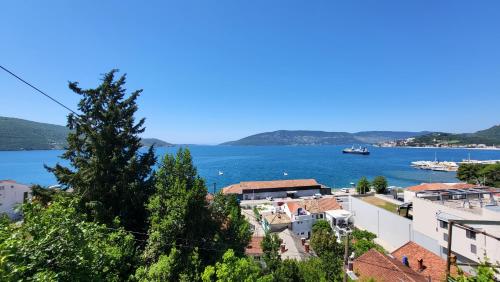 a view of a city and a body of water at SeaSide in Zelenika