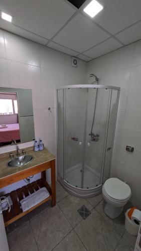 Koupelna v ubytování Tres Arroyos Suite