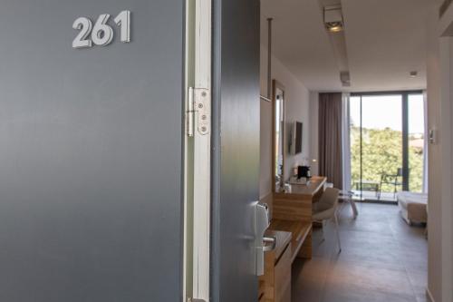 an open door to a room with a living room at Bordoy Cosmopolitan in Playa de Palma