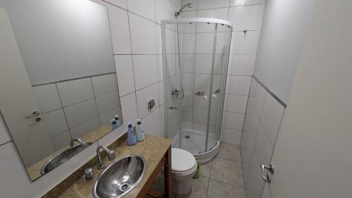 Koupelna v ubytování Tres Arroyos Suite