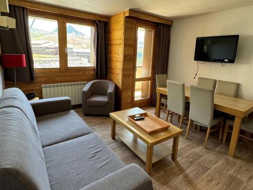 Appartement 2 pièces+cabine, Ski aux pieds, Piscine et Animaux admis à Belle Plagne - FR-1-181-2823