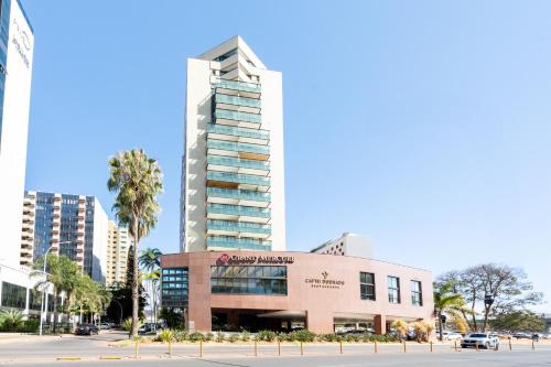 Budova, kde se aparthotel nachází